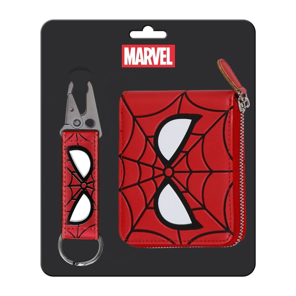 Set cartera + llavero Spiderman Marvel