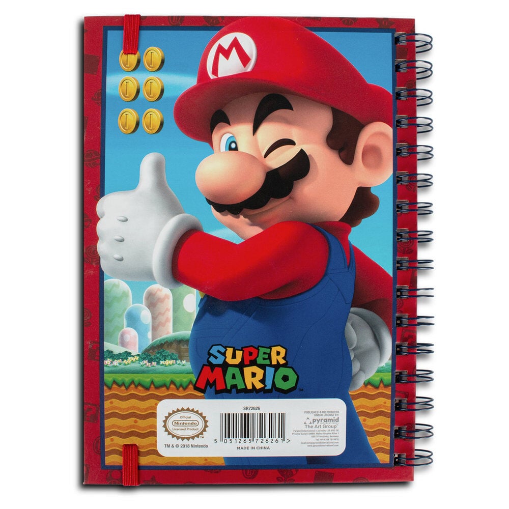 Cuaderno A5 lenticular Super Mario Bros - imagen 4