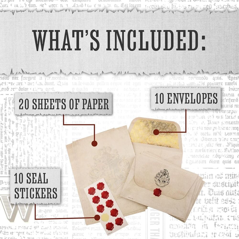 Set escritura cartas Hogwarts Harry Potter - imagen 6