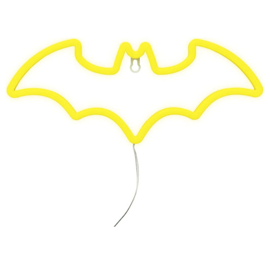 Luz LED neon pared Batman