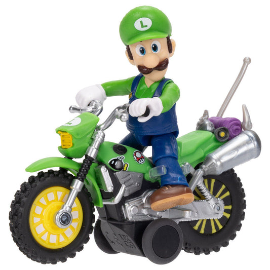 Vehiculo + figura Luigi Super Mario Galaxy Movie