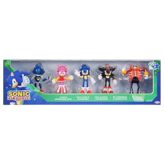 Blister 5 figuras Sonic The Hedgehog 6cm