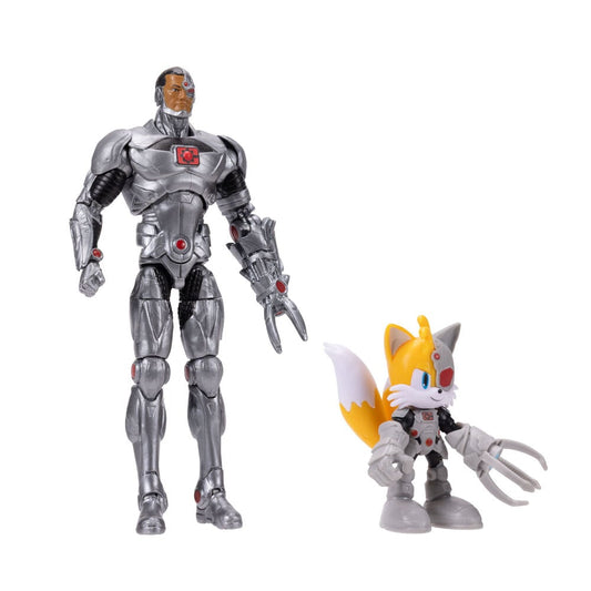 Blister 2 figuras Cyborg & Tails Sonic The Hedgehog