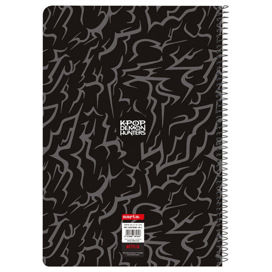 Cuaderno A5 Saja Boys Kpop Demon Hunters