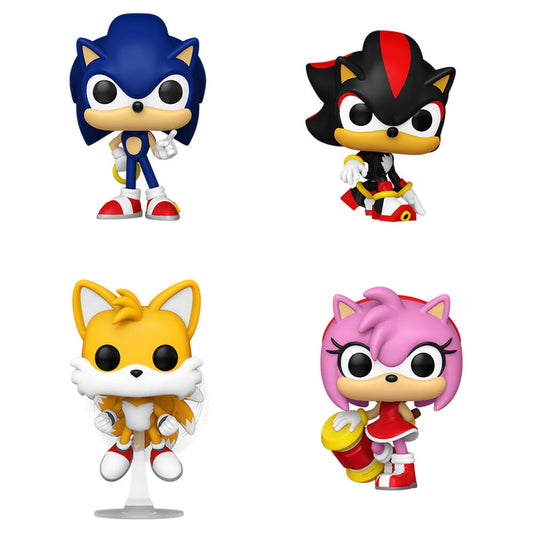 Blister 4 Figuras POP Sonic the Hedgehog