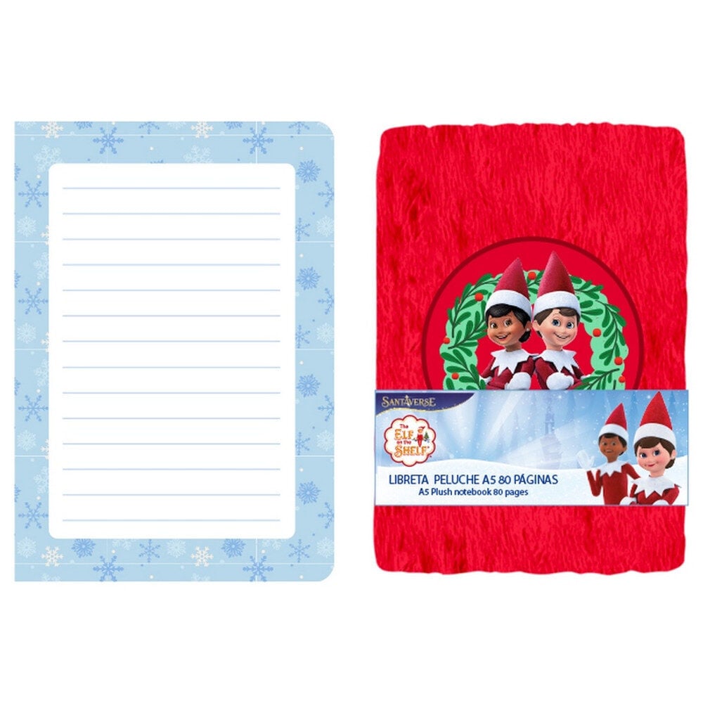 Cuaderno peluche A5 Elf On the Shelf
