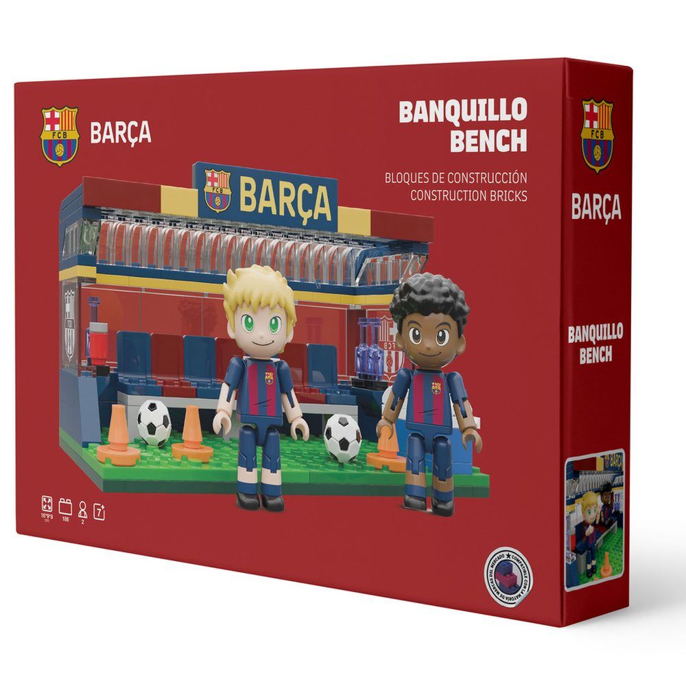 Set banquillo + figuras FC BARCELONA 226pzs