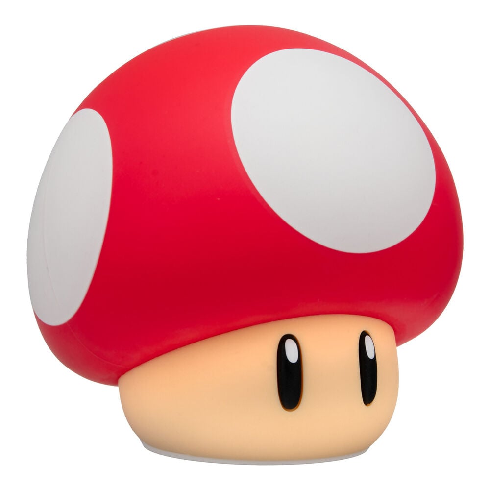Lampara recargable SquishyGlo Seta Super Mushroom Super Mario Bros