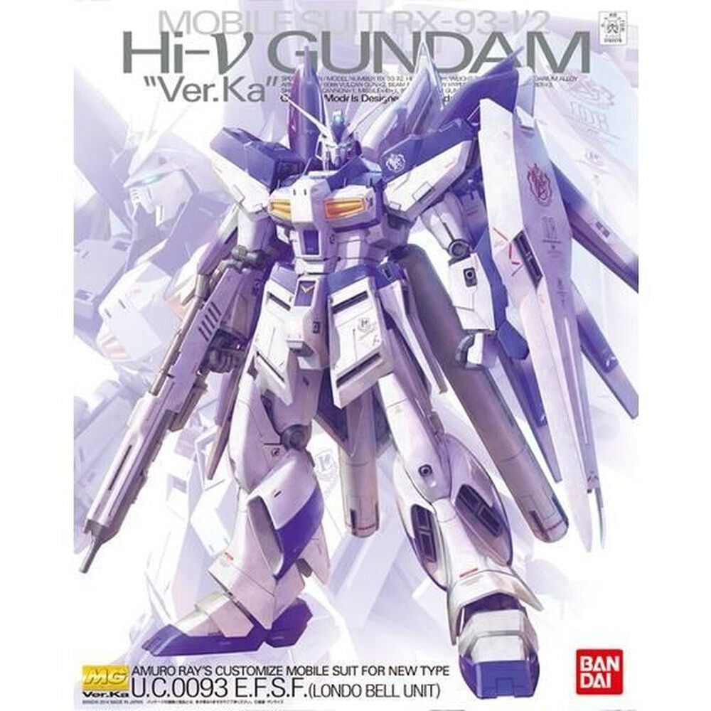 Maqueta MG 1/100 Hi-Nu Gundam RX-93-v2 Ver. Ka Mobile Suit Gundam Char's Counterattack Beltorchika's Children