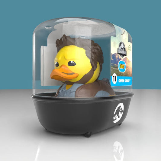 Figura Pato de goma Owen Grady Jurassic World 9cm