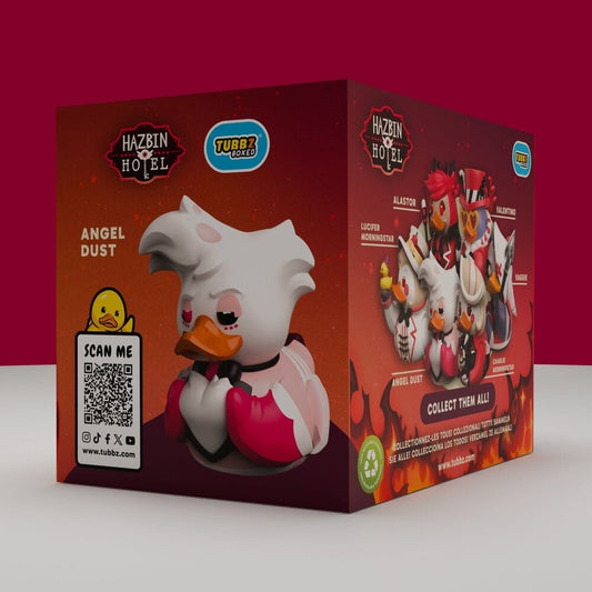 Figura Pato de goma Angel Dust Hazbin Hotel 9cm