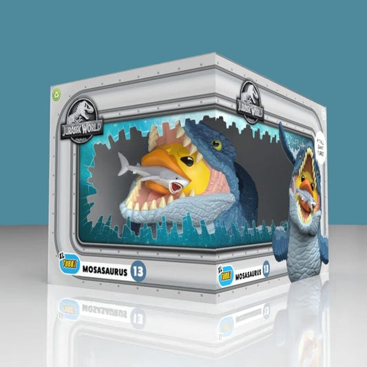 Figura Pato de goma Mosasaurus Jurassic World 23cm