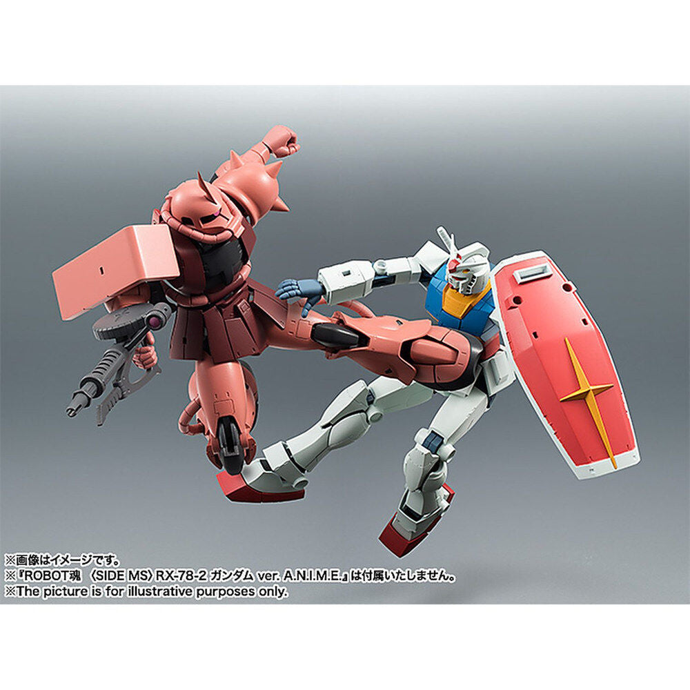 Figura MS 06S Chars Zaku ver ANIME Reissue Robot Spirits Mobile Suit Gundam 12,5cm
