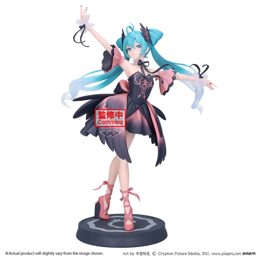 Figura Hatsune Miku Evolve Classical tuning from ballet Swan lake Black Swan ver Hatsune Miku 24cm