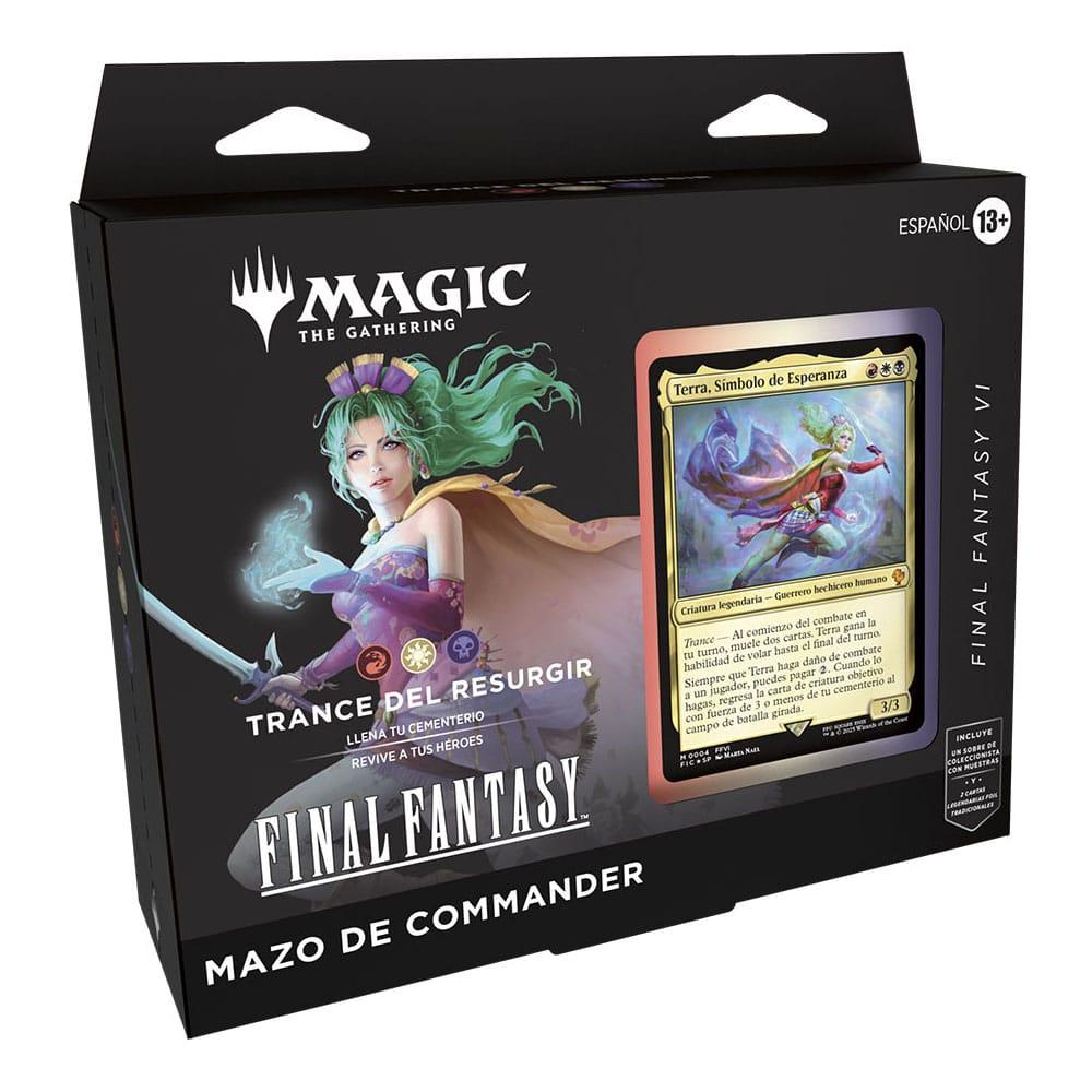 Magic the Gathering Final Fantasy Mazo de Commander Castellano