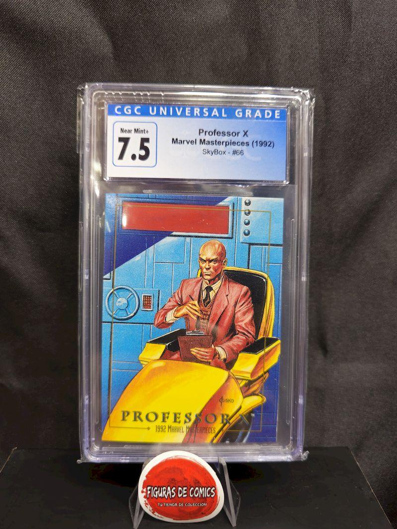 1992 Professor X-Men Marvel Masterpieces Skybox #66 CGC 7.5