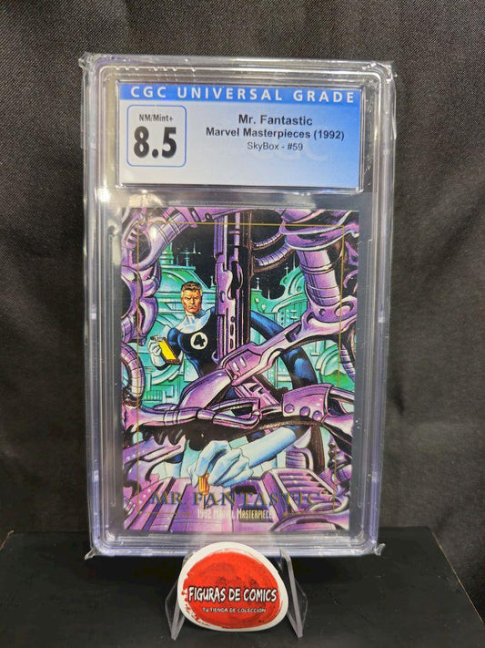 1992 Mr Fantastic Marvel Masterpieces Skybox #59 CGC 8.5