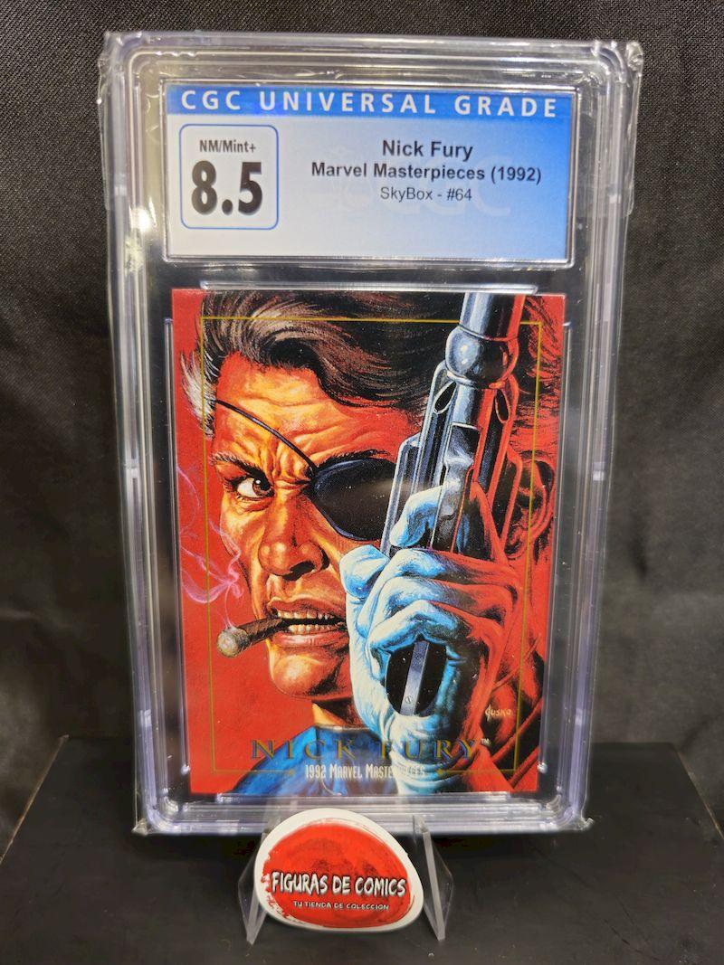 1992 Nick Fury Marvel Masterpieces Skybox #64 CGC 8.5