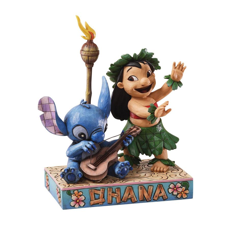 Figura Lilo y Stitch bailando 18 cm