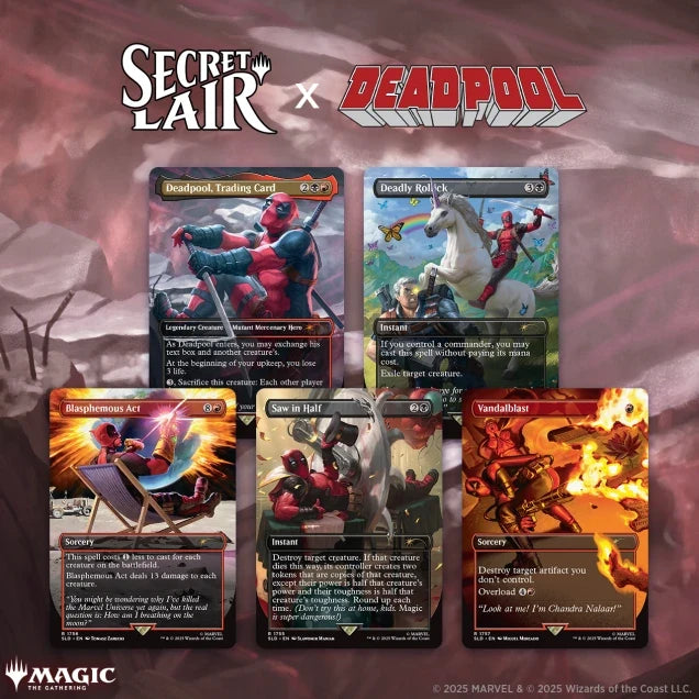 Secret Lair X MARVEL Drop Series Deadpool