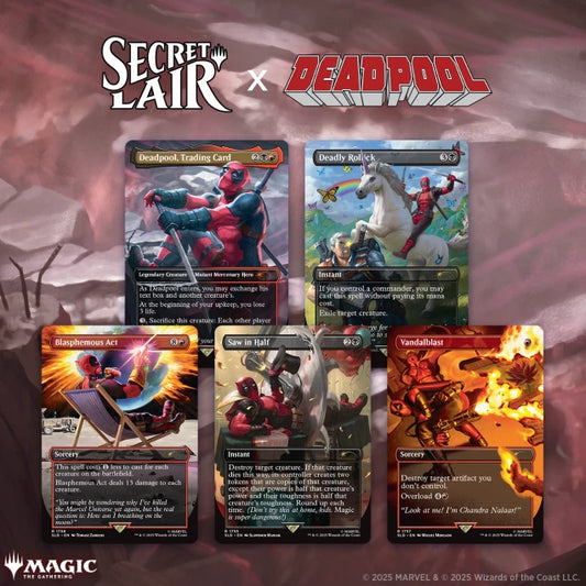 Secret Lair X MARVEL Drop Series Deadpool