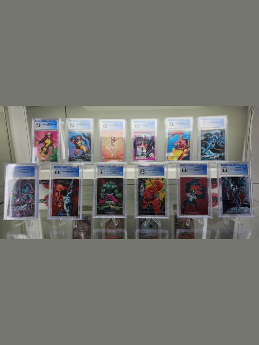 Colección 12 cartas 1992 Marvel Masterpieces Skybox