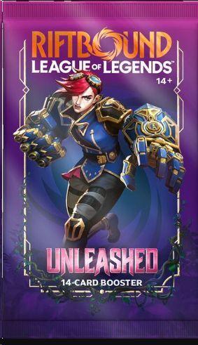 Riftbound: UNLEASHED, Sobre de mejora del juego de cartas de League of Legends INGLÉS