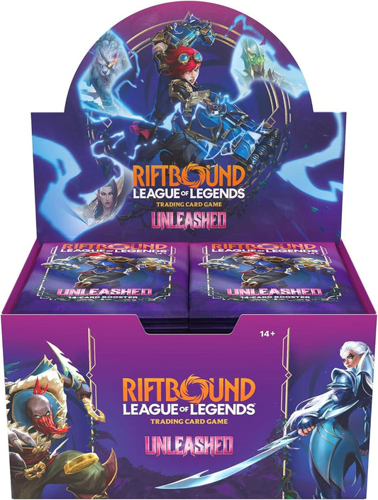 Riftbound: UNLEASHED, Caja de 24 Sobres del juego de cartas de League of Legends INGLÉS
