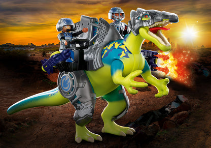 Playmobil spinosaurus: doble poder de defensa