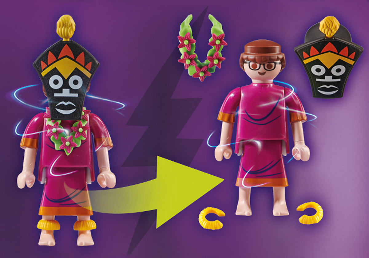 Playmobil scooby - doo! aventura con witch doctor
