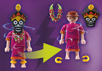 Playmobil scooby - doo! aventura con witch doctor