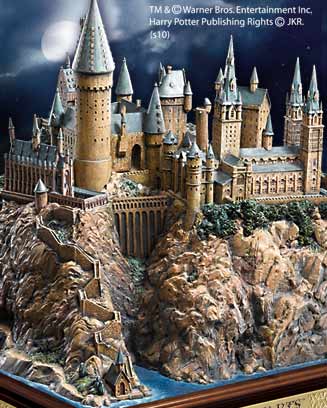 Replica the noble collection harry potter escuela de hogwarts 30 cm premium