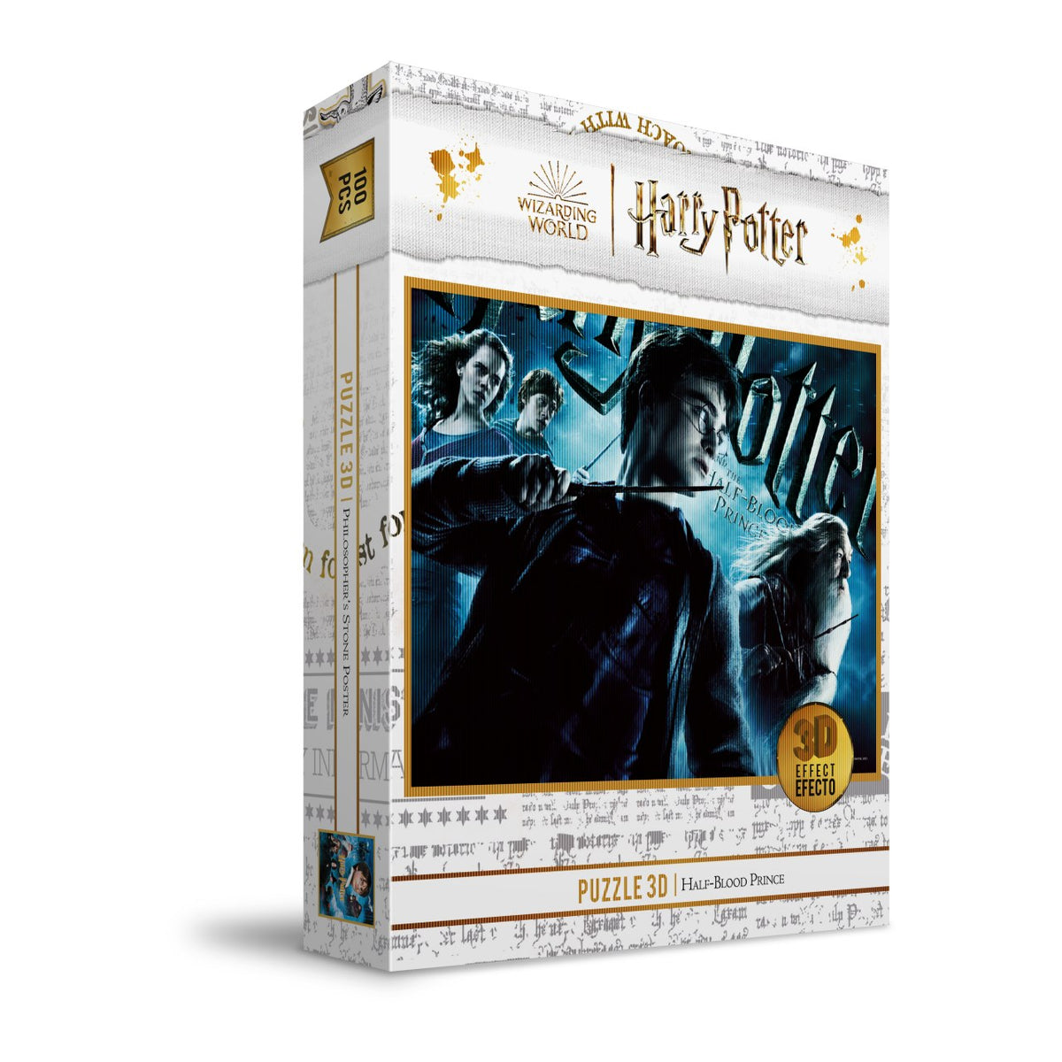 Puzzle 100 efecto 3d poster harry potter y el misterio del principe harry potter