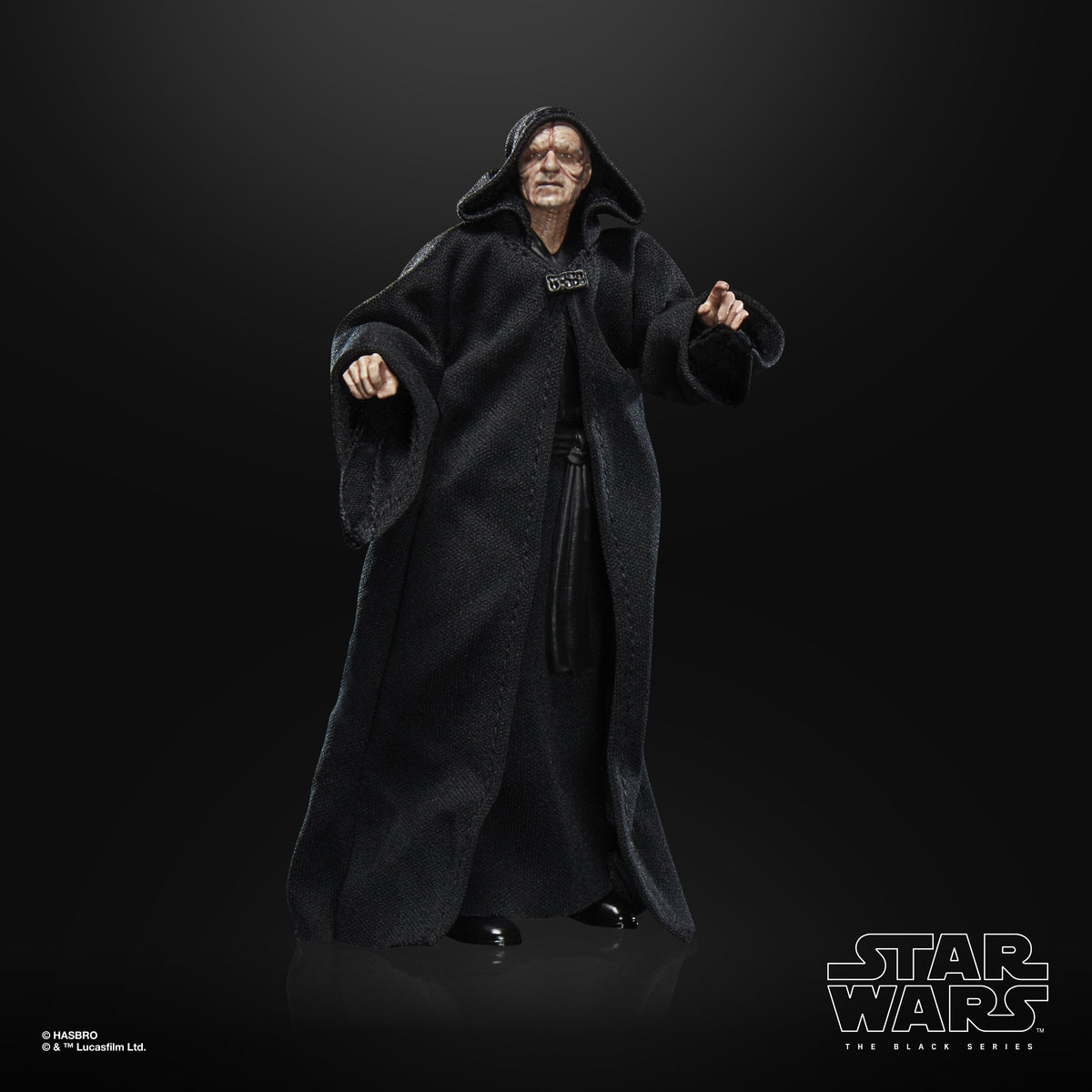 Figura hasbro star wars black series emprerador palpatine 15 cm