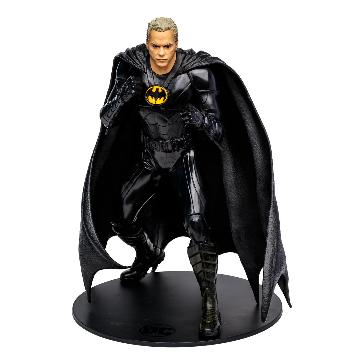Megafigura mcfarlane toys dc multiverse the flash -  batman michael keaton sin mascara