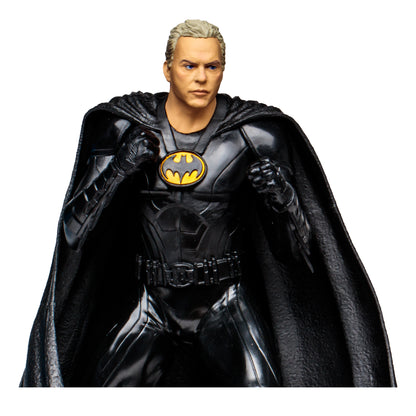 Megafigura mcfarlane toys dc multiverse the flash -  batman michael keaton sin mascara