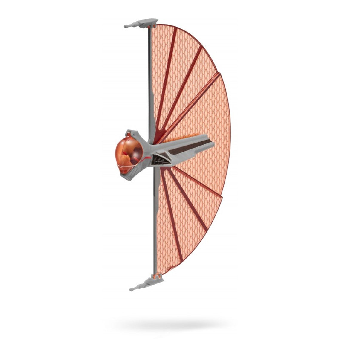 Figura jazwares star wars nave 8cm ginivex class starfighter y figura
