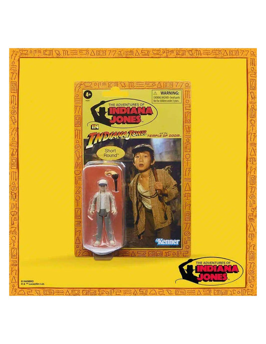 Figura hasbro indiana jones y el templo de la perdición retro collection short round