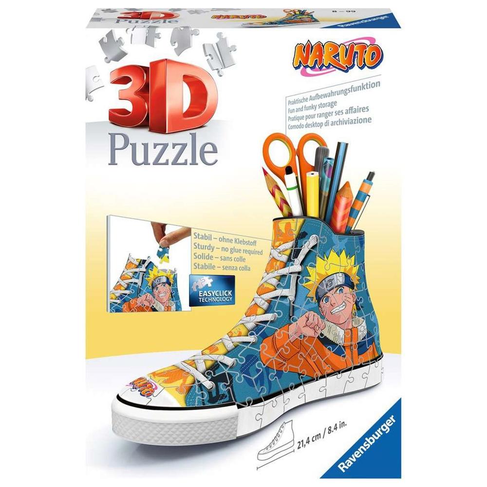 Puzzle 3d ravensburger sneaker -  naruto