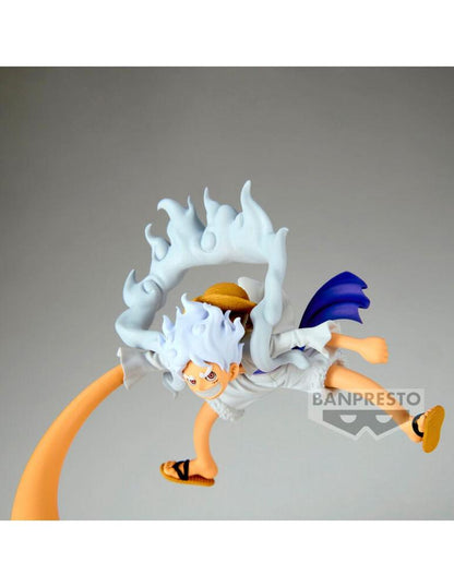 Figura banpresto one piece monkey d. luffy fl gear 5 vol.4 12cm