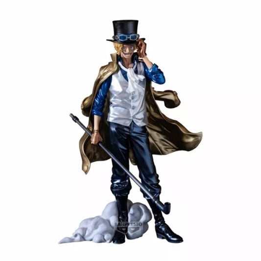 Figura banpresto one piece premium sabo the metallic 30cm