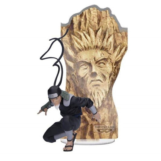 Figura banpresto naruto shippuden panel spectacle hiruzen sarutobi 7cm