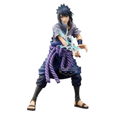 Figura banpresto naruto shippuden grandista sasuke uchiha special edition 24cm