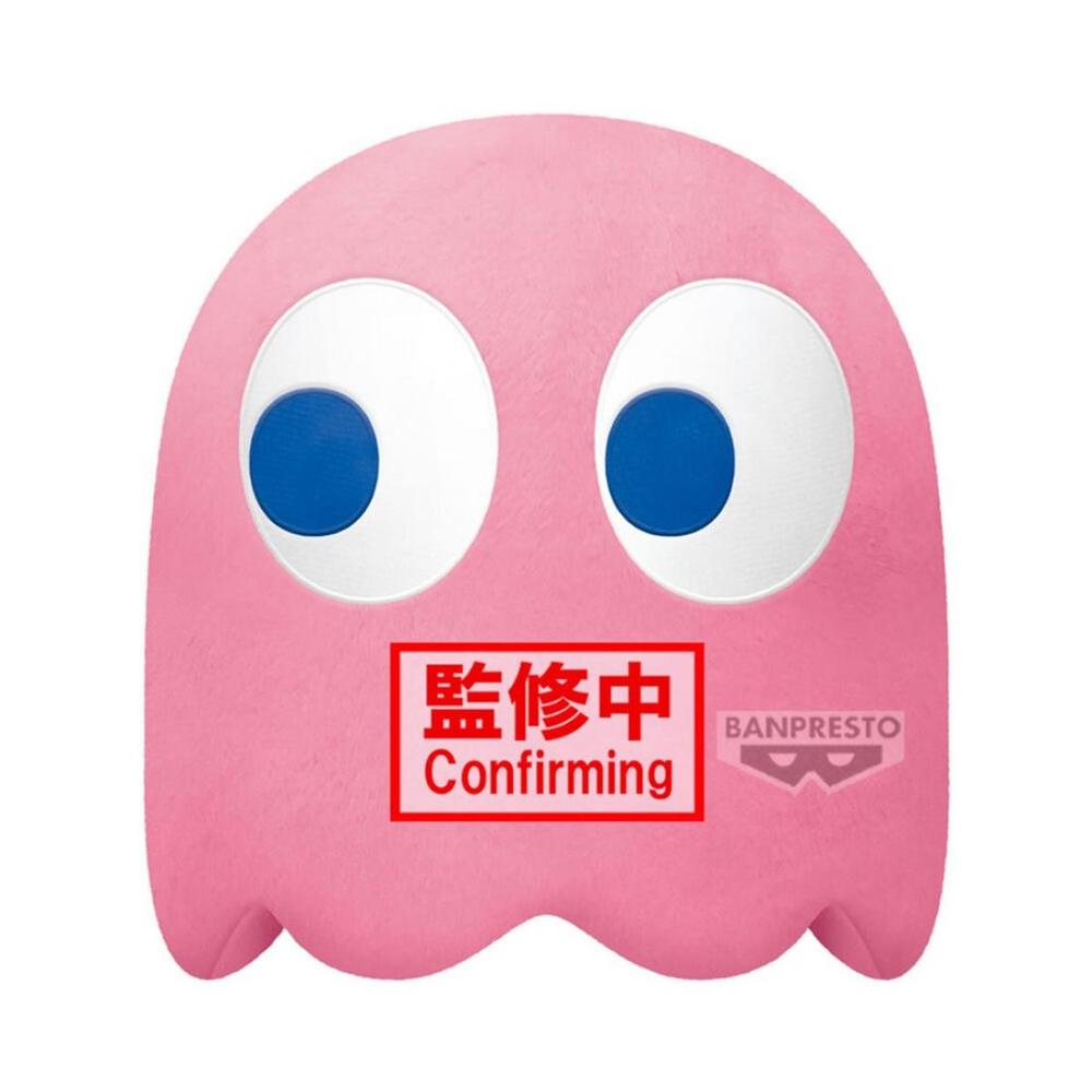 Peluche banpresto pac - man super big plush pinky 31cm