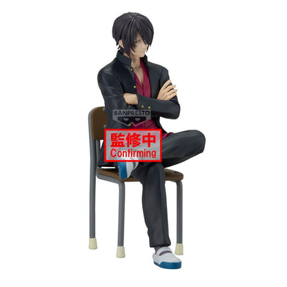 Figura banpresto gintama mr.ginpachi's zany class desk figure shinsuke takasugi