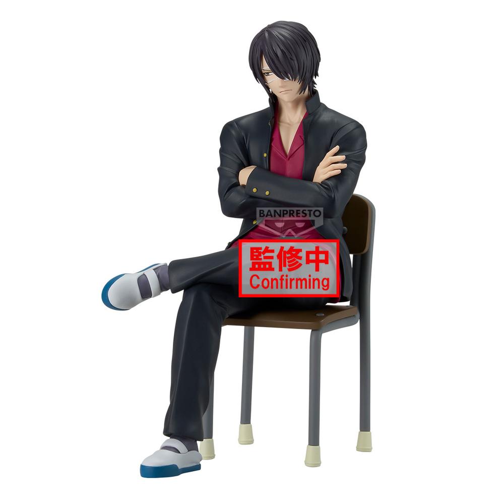 Figura banpresto gintama mr.ginpachi's zany class desk figure shinsuke takasugi