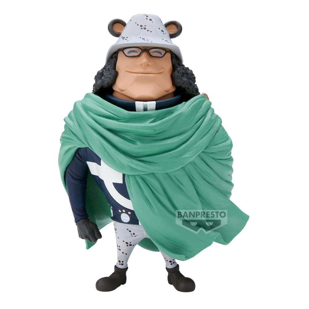 Figura banpresto one piece mega world collectable figure bartholomew kuma