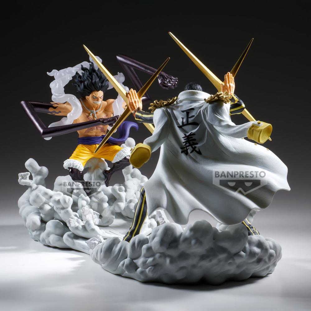 Figura banpresto one piece senkozekkei - monkey d.luffy gear4 -