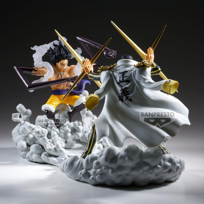 Figura banpresto one piece senkozekkei - monkey d.luffy gear4 -