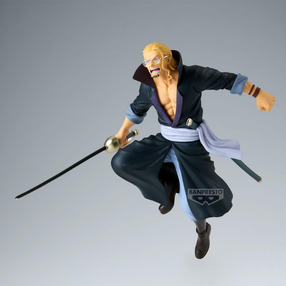 Figura banpresto one piece battle record collection silvers rayleigh 16cm